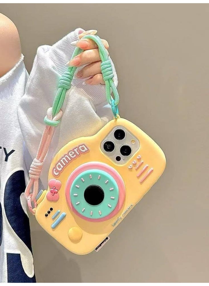 Ecosystem Stylish 3D Cartoon Case Compatible for iPhone 16 Pro Max, All-Round Protection, Anti-Slip, Scratch-Resistant, and Fun Aesthetic Cover IPhone 16 pro max (Camera with Pop Socket) - Image 2